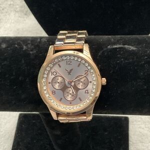 American Eagle Outfitters Gold Watch with Crystal Accents